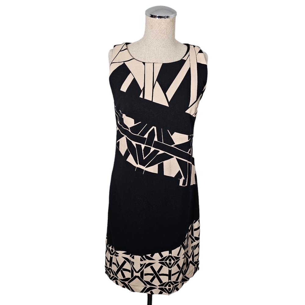Desigual Geometric Printed Sheath Dress Size Medium